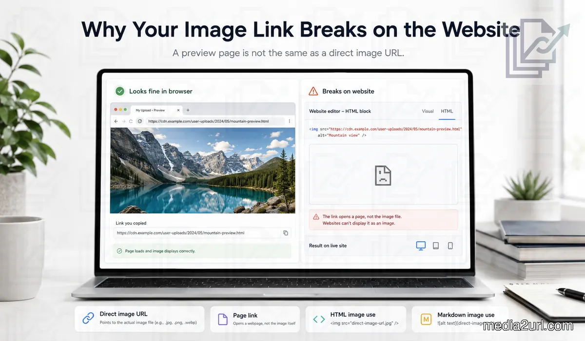 Your Image Link Works on Your Screen but Breaks on the Website. Why?